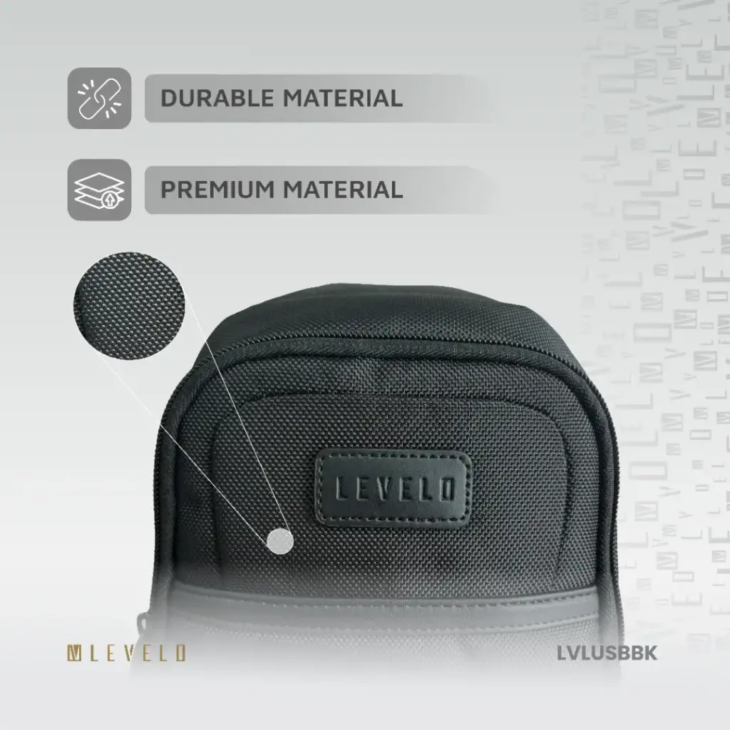 Levelo Urban Sling Bag - Black