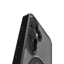 Levelo Via Matte with Ring Stand Case for Samsung S25 Ultra / Plus - Black