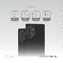 Levelo Samsung S25 Ultra Sergei Case - Black 