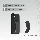 Levelo Morphix Leather Case for Samsung S25 Ultra - Black