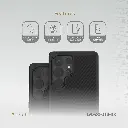 Levelo OX Carbon Case for Samsung S25 Ultra - Black