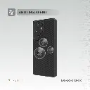 Levelo OX Carbon Case for Samsung S25 Ultra - Black