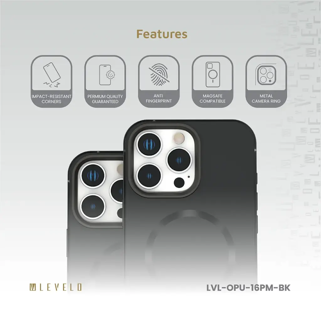 Levelo Opulis Case for iPhone 16 Pro / Pro Max