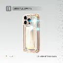 Levelo Venessa Diamond Design Case for iPhone 16 - Desert Sand