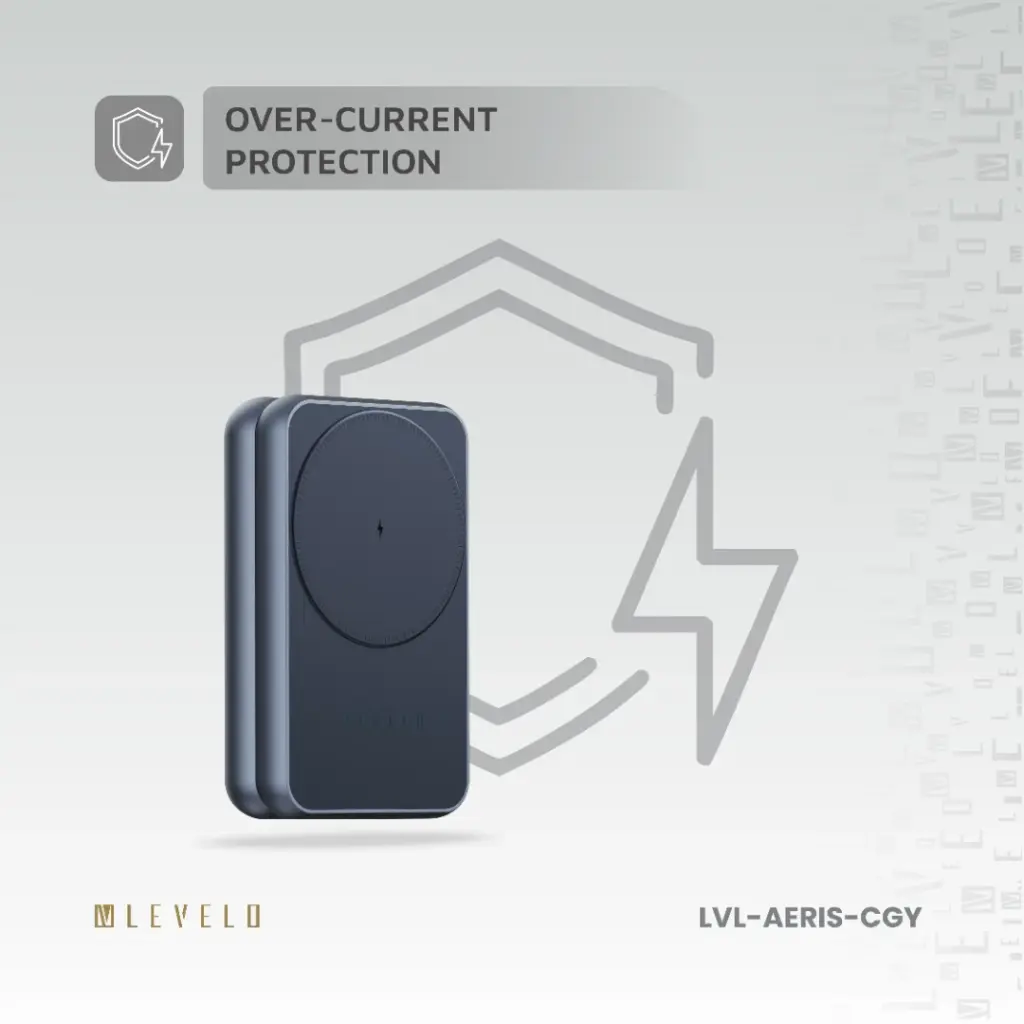 Levelo Aeris 3 in 1 Foldable Wireless Charger - Cloudy Gray