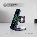 Levelo Aeris 3 in 1 Foldable Wireless Charger - Cloudy Gray