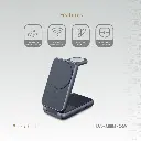 Levelo Aeris 3 in 1 Foldable Wireless Charger - Cloudy Gray
