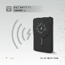 Levelo Marbella MagSafe Leather 10000mAh Power Bank - Dusk Black