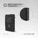 Levelo Marbella MagSafe Leather 10000mAh Power Bank - Dusk Black