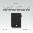 Levelo Lusso MagSafe Saffiano Leather Card Holder - Black