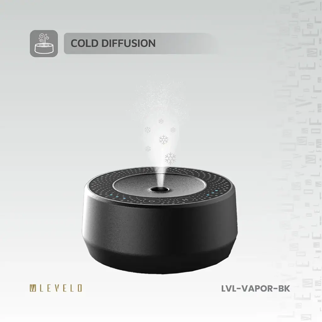 Levelo 400mAh Vapor Car Aroma Diffuser - Black