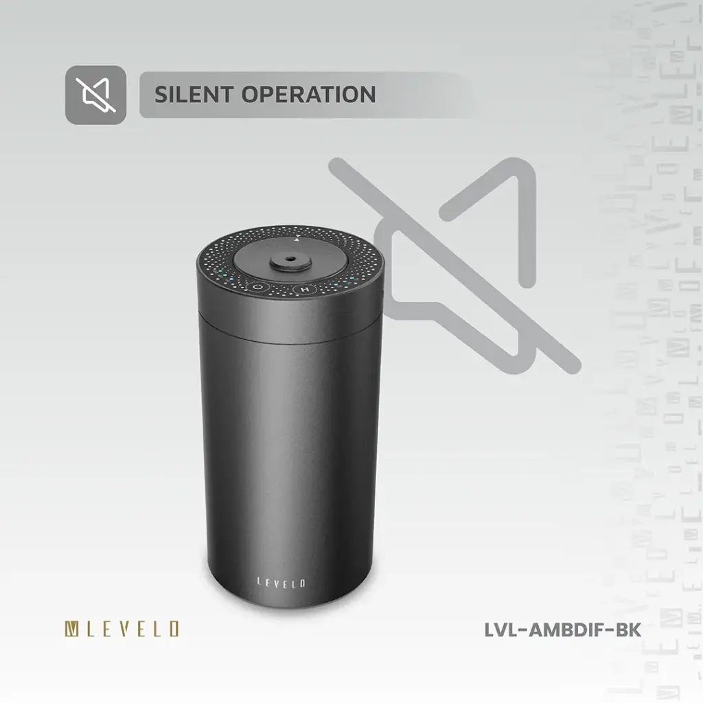Levelo 2000mAh Ambiance Car Aroma Diffuser - Black