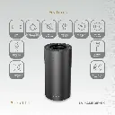 Levelo 2000mAh Ambiance Car Aroma Diffuser - Black