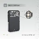 Levelo Osaka Portable 10000mAh Power Bank -  Dark Grey