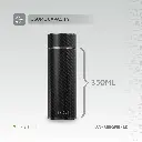 Levelo AeroFiber 350ML Carbon Fiber Bottle - Black
