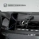 Levelo Nero MagSafe Car Holder & Selfie Stick - Black