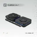 Levelo Aurora 3 In 1 Wireless Charger - Black