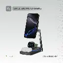 Levelo Aurora 3 In 1 Wireless Charger - Black