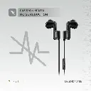 Levelo 2 in 1 TWS Wired Earphones Soundflex - Black