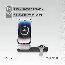 Levelo Quantum 3 in 1 Wireless Charger - Black