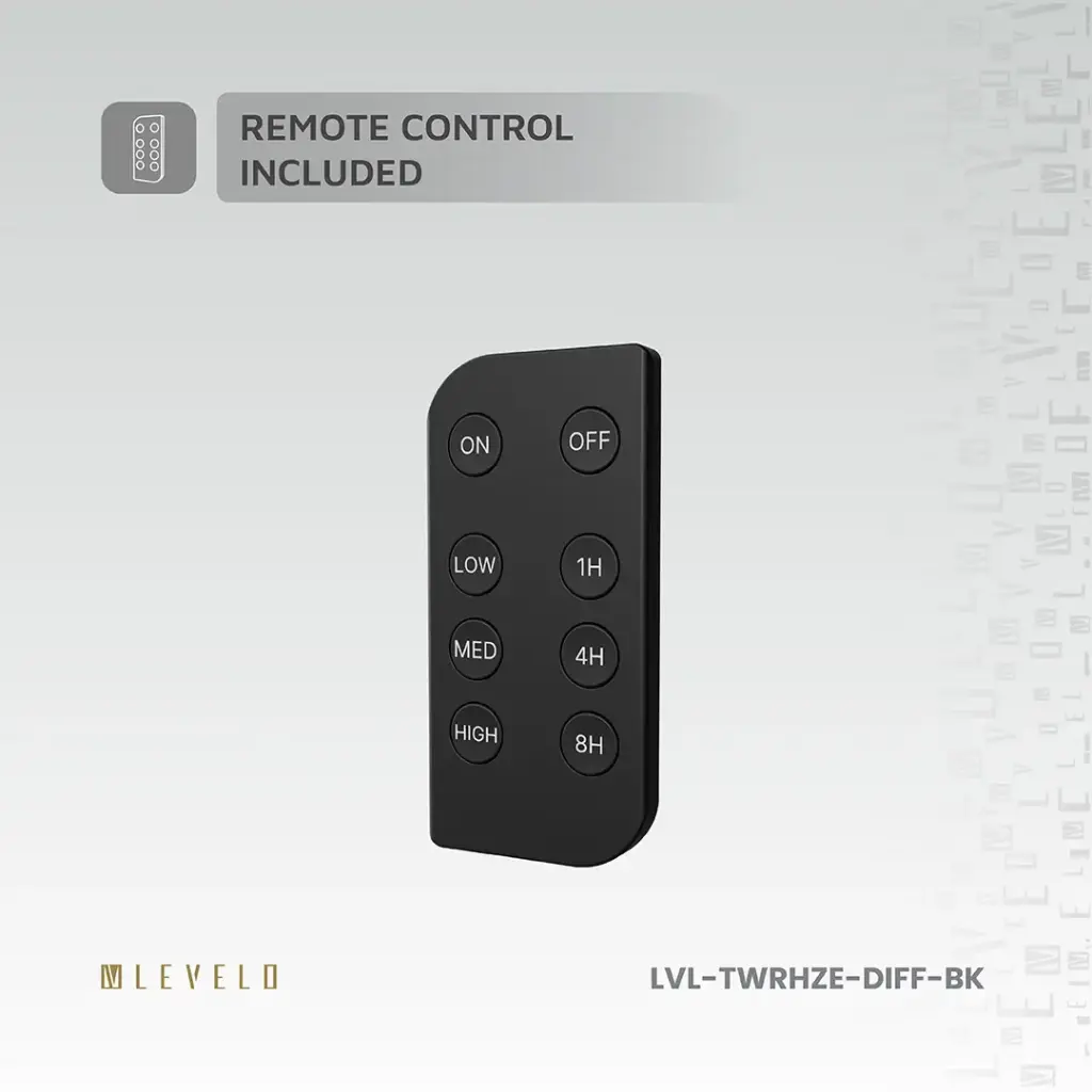Levelo Ultrasonic Indoor Aroma Diffuser - Black (3).webp