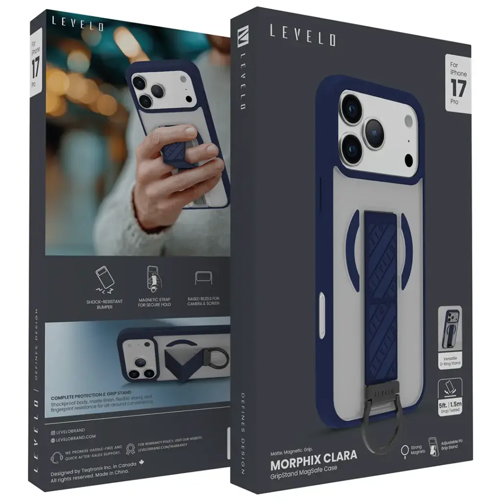 Levelo Morphix Clara Grip Case for iPhone 17 ProPro Max.webp