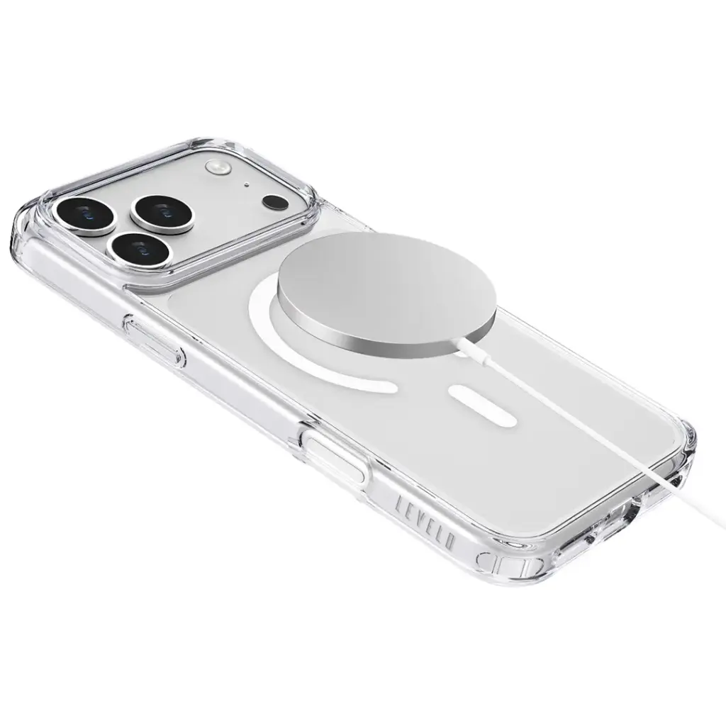 Levelo Clara MagSafe Clear Case for iPhone 17 Series - Transparent (10).webp
