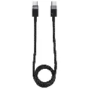 Levelo Vero GaN Double Port Adapter 20W with Type-C to Type-C Cable - Black Blue (2).webp