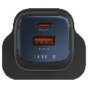 Levelo Vero GaN Double Port Adapter 20W with Type-C to Type-C Cable - Black  Blue.webp
