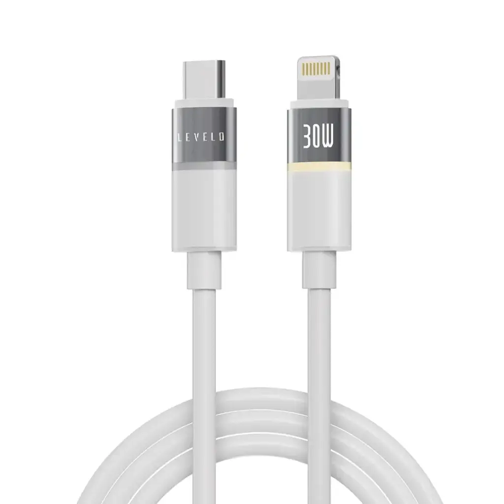 Levelo Luno Type-C to Lightning Cable 1m PD 30W (4).webp