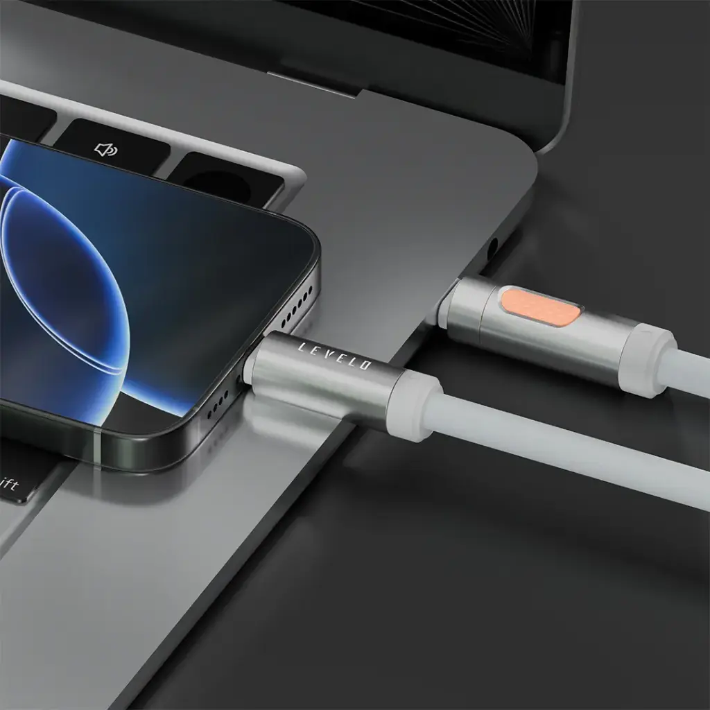 Levelo Essencecord Type-C to Type-C 100W Aroma Cable - White4.webp