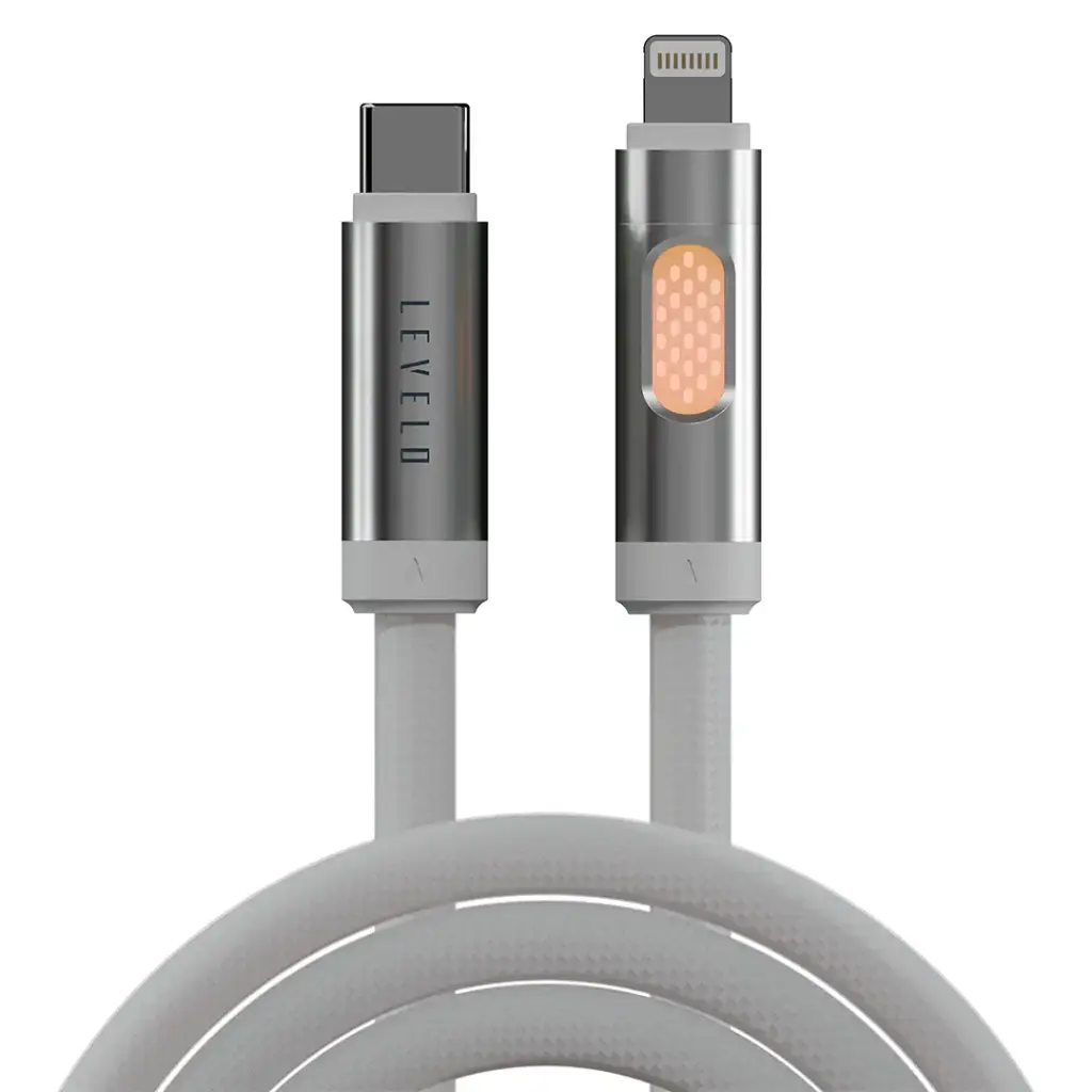 Levelo Essencecord Type-C to lightning 27W Aroma Cable - White3.webp