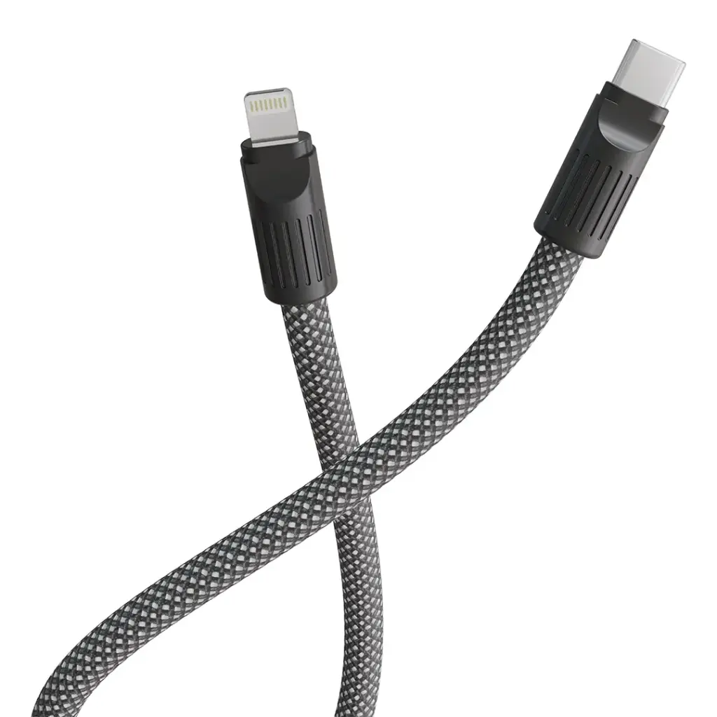 Levelo Tugo Type-C to Lightning 30W Lanyard Cable - Gray2.webp