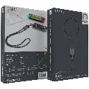 Levelo Tugo Type-C to Type-C 60W Lanyard Cable - Gray.webp