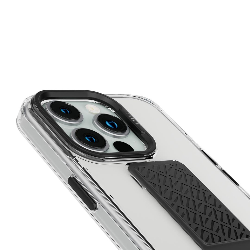 iphone 15 pro clear case with kickstand