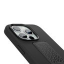 iphone 15 pro black silicone case with kickstand