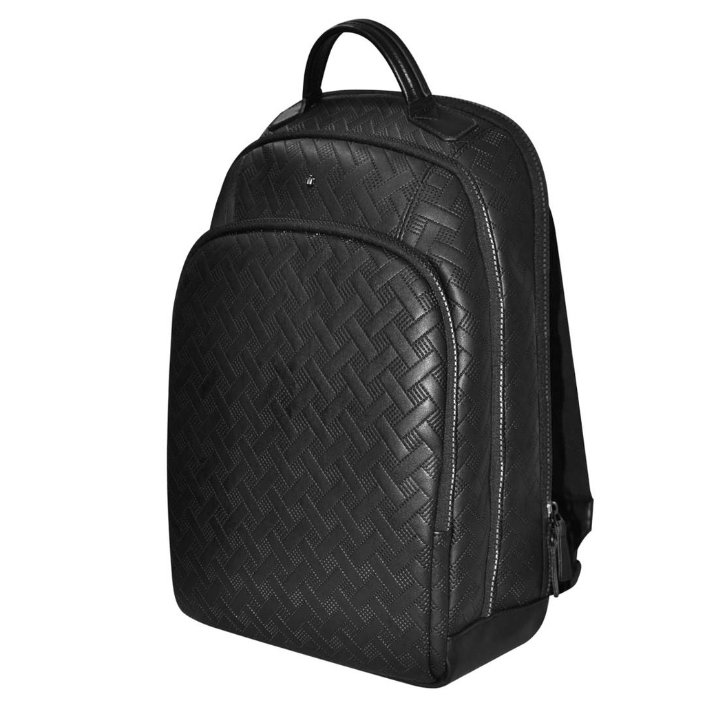 Levelo Gracia PU Leather Water Resistant Black Universal Backpack