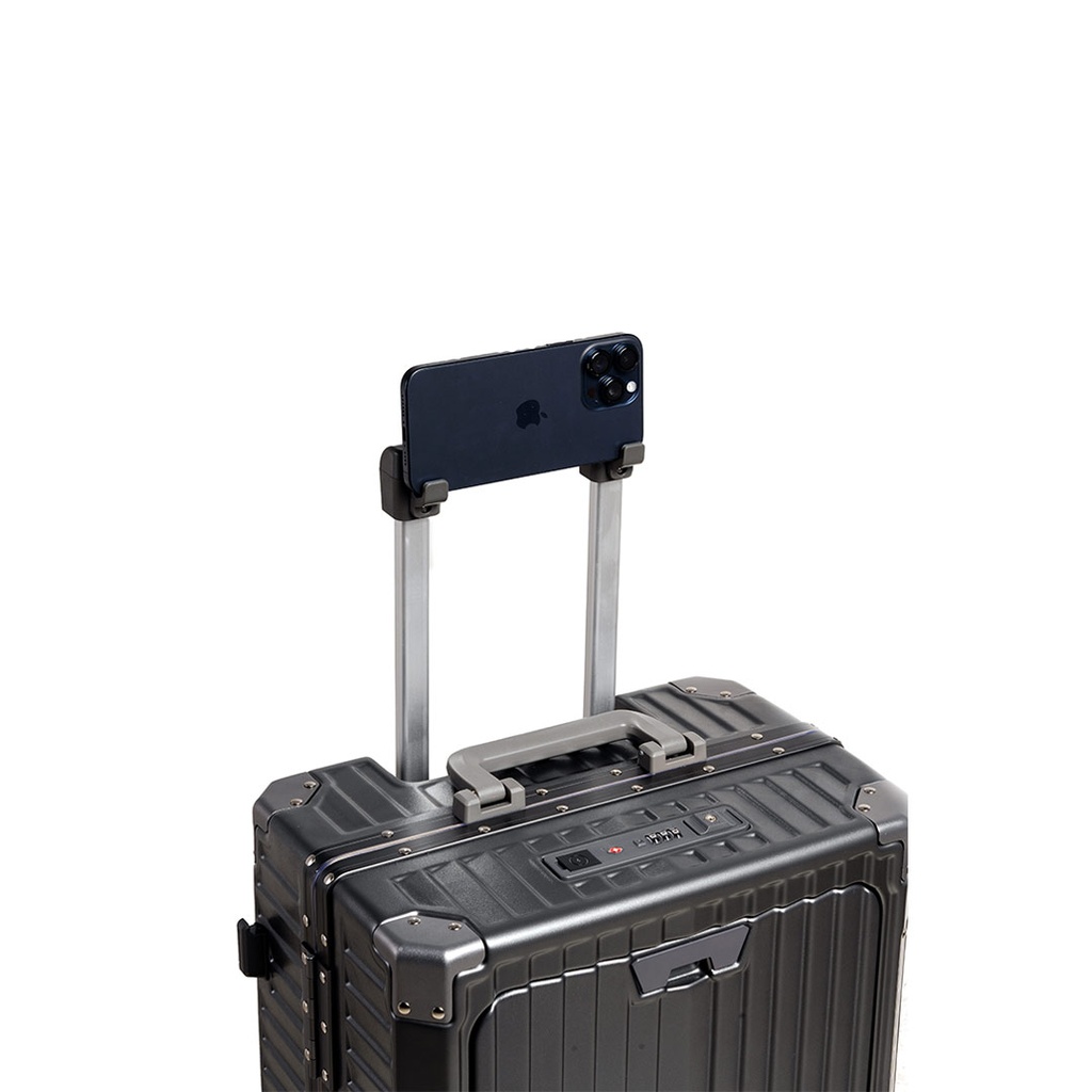 Levelo Luggage & Travel Bag RoamRollers Travel Luggage Locks Grey [LVLRRTLGY]