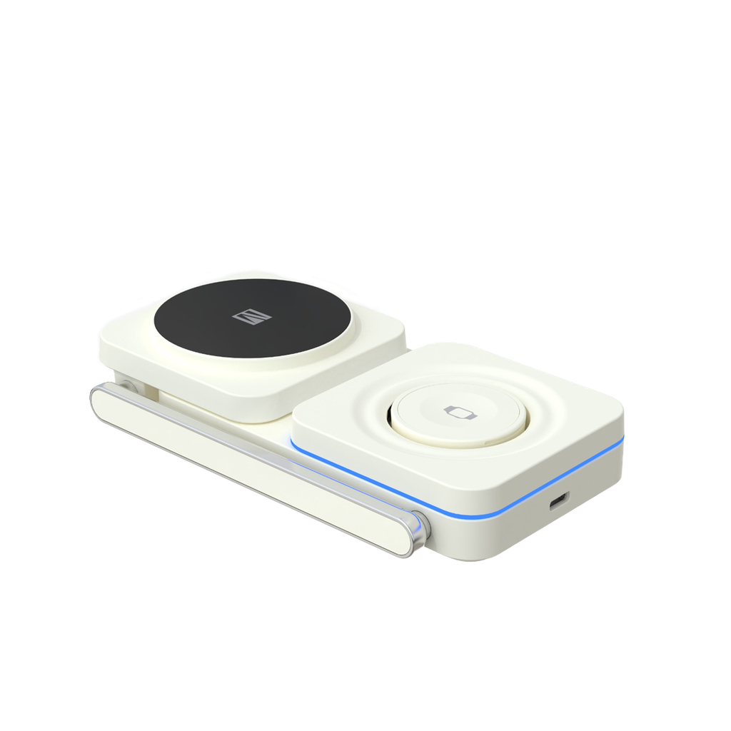 Levelo Aurora 3 In 1 Wireless Charger - White	
