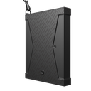 Levelo Offshore Passport Holder Leather Case - Black	