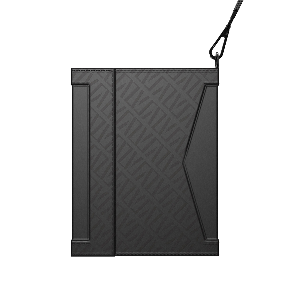 Levelo Offshore Passport Holder Leather Case - Black	