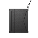 Levelo Offshore Passport Holder Leather Case - Black	
