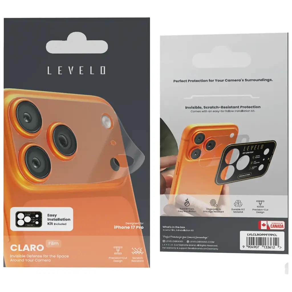 Levelo Claro Film for iPhone 17 Pro.webp