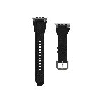 Levelo Toray Silicone & Leather Watch Strap - Black4.webp
