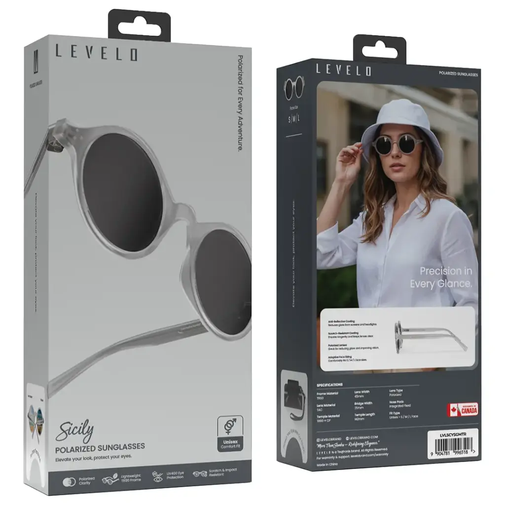 Levelo Sicily Polarized Sunglasses - Matte.webp