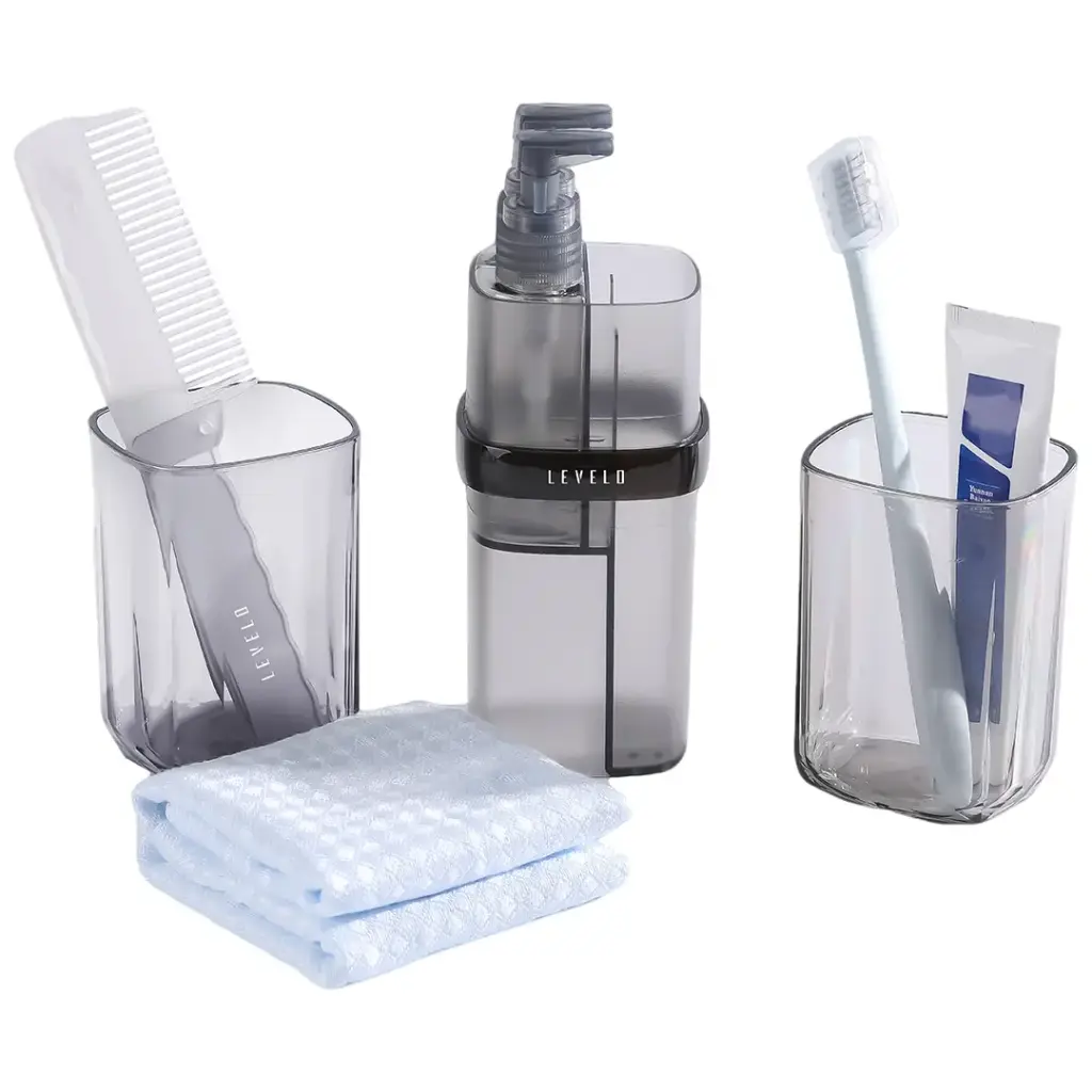 Levelo 7-In-1 Travel Essential Kit Nomad - Black3.webp