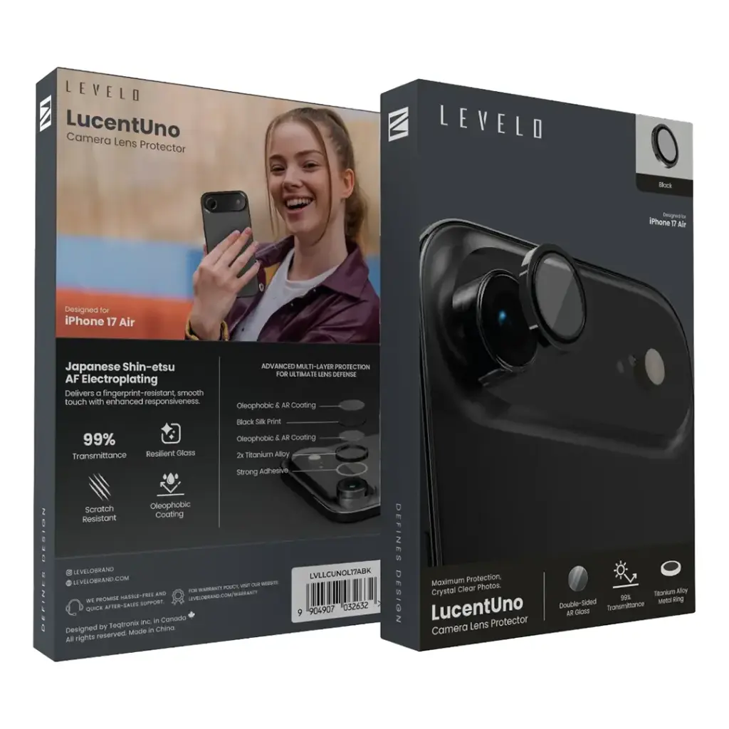Levelo LucentUno Lens Protector for iPhone 17 Air7.webp