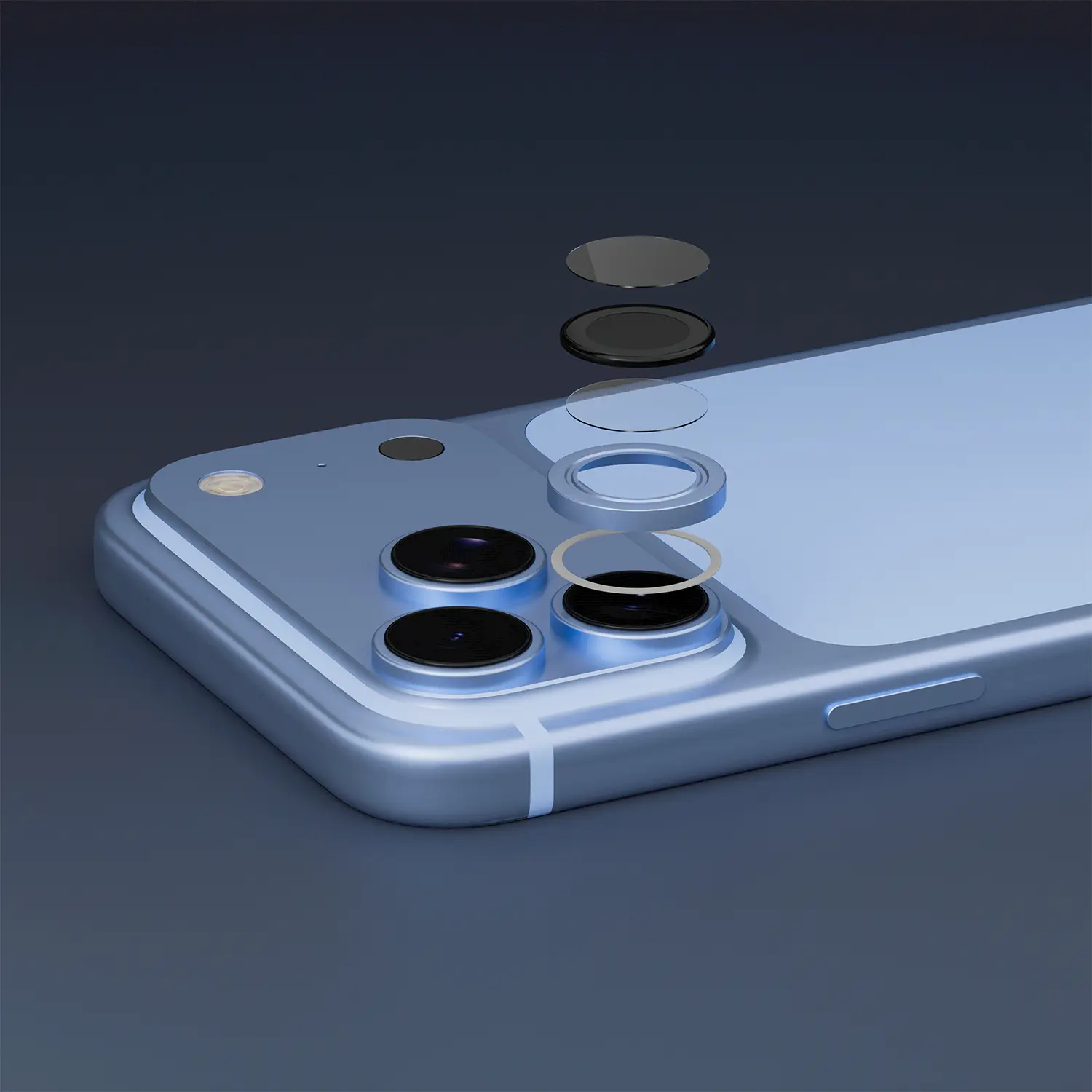 Levelo Lucent Trio Lens Protector for iPhone 18 Pro / Pro Max (LVLLCTRIOL18PPMLB)