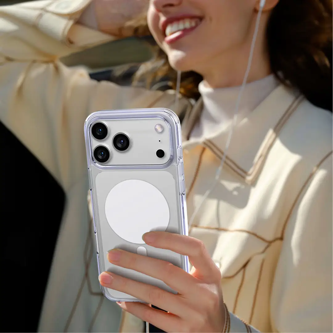 Levelo Clara Pro MagSafe Case for iPhone 18 & 17 Series (LVLCLPMC18PTRWH)