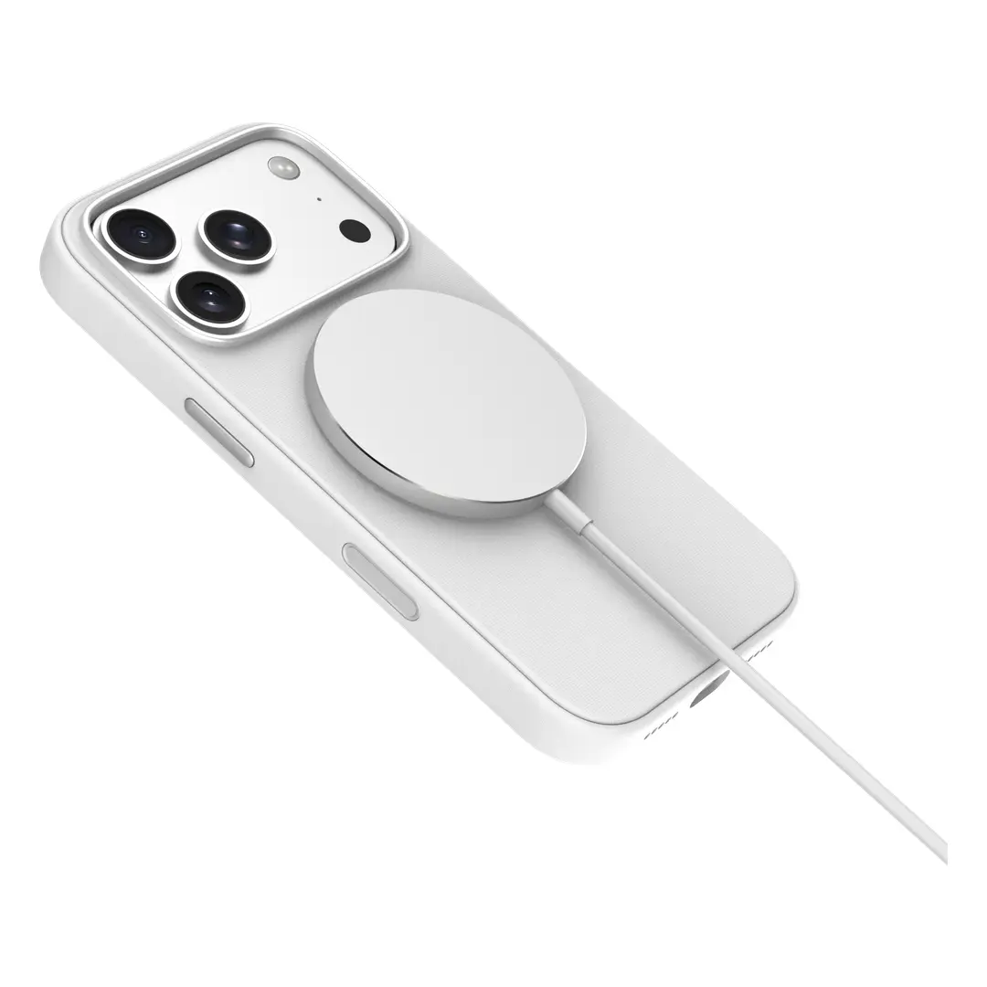 Levelo Melbu Hybrid Silicone + PC Defense Case for iPhone 18 Pro / Pro Max (LVLMLBPCSC18PWH)